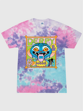 KPop Demon Hunters Adult Tie-Dye T-Shirt Derpy & Sussie Summer Time