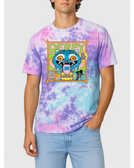 KPop Demon Hunters Adult Tie-Dye T-Shirt Derpy & Sussie Summer Time