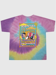 KPop Demon Hunters Toddler Tie-Dye T-Shirt HUNTR/X Summer Festival
