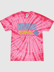 KPop Demon Hunters Adult Tie-Dye T-Shirt HUNTR/X Summer Nights