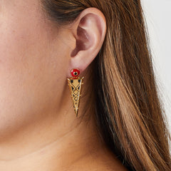 League of Legends X RockLove ARCANE Ambessa Earrings Jewelry decoration