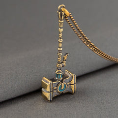 League of Legends X RockLove ARCANE Jayce Mercury Hammer Necklace Jewelry decoration
