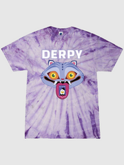 KPop Demon Hunters Derpy Youth Tie-Dye T-Shirt