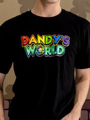 Dandy's World Black Logo Tee