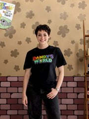 Dandy's World Black Logo Tee