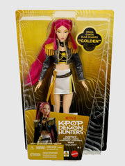 KPop Demon Hunters Mattel Singing Doll Golden Mira HUNTR/X