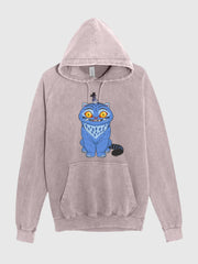 KPop Demon Hunters Derpy Mineral Wash Adult Hoodie