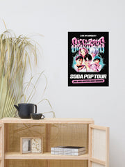 KPop Demon Hunters Poster Saja Boys Soda Pop! Tour