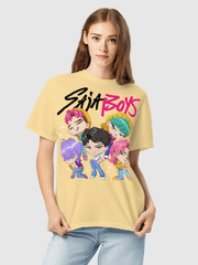 KPop Demon Hunters SAJA BOYS Chibi Comfort Colors T-Shirt