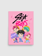KPop Demon Hunters SAJA BOYS Chibi Poster