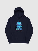 KPop Demon Hunters Derpy Tiger and Sussie Magpie Logo Kids Hoodie