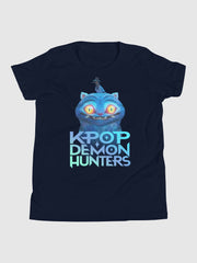 KPop Demon Hunters Derpy Tiger and Sussie Magpie Logo Kids T-Shirt