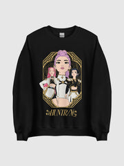 KPop Demon Hunters Kids Crewneck HUNTR/X Golden