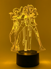 KPop Demon Hunters LED Lamp HUNTR/X