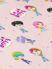 KPop Demon Hunters Chibi SAJA BOYS Wrapping Paper