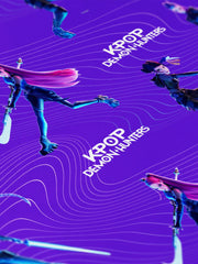 KPop Demon Hunters HUNTR/X Fighting Wrapping Paper