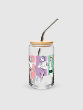 KPop Demon Hunters HUNTR/X Can Shaped Glass With Lid Spring