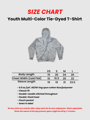 KPop Demon Hunters HUNTR/X Tie-Dye Kids Hoodie