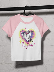 KPop Demon Hunters Women's Raglan Baby Tee Rujinu