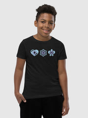KPop Demon Hunters Kids T-Shirt HUNTR/X Icons