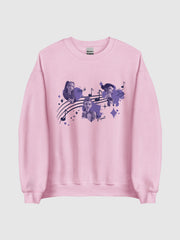 KPop Demon Hunters Crewneck Sweatshirt HUNTR/X Music Notes