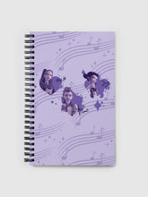 KPop Demon Hunters Spiral Notebook HUNTR/X Music Notes