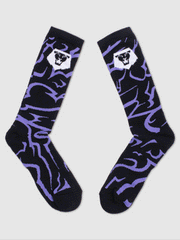 KPop Demon Hunters Athletic Crew Sock Saja Boys Glow In The Dark