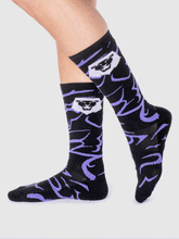 KPop Demon Hunters Youth Athletic Crew Sock Saja Boys Glow In The Dark