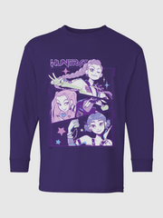 KPop Demon Hunters Kids Long Sleeve T-Shirt HUNTR/X