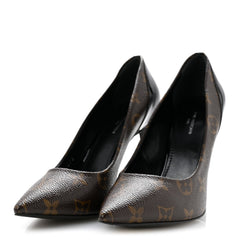 Monogram Cherie Pumps 38 Black