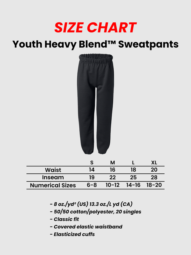 KPop Demon Hunters Glow in the Dark Youth Sweatpants Saja Boys
