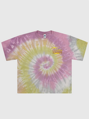 KPop Demon Hunters Women's Tie-Dye Crop Top HUNTR/X Summer Festival