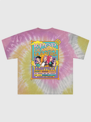 KPop Demon Hunters Women's Tie-Dye Crop Top HUNTR/X Summer Festival