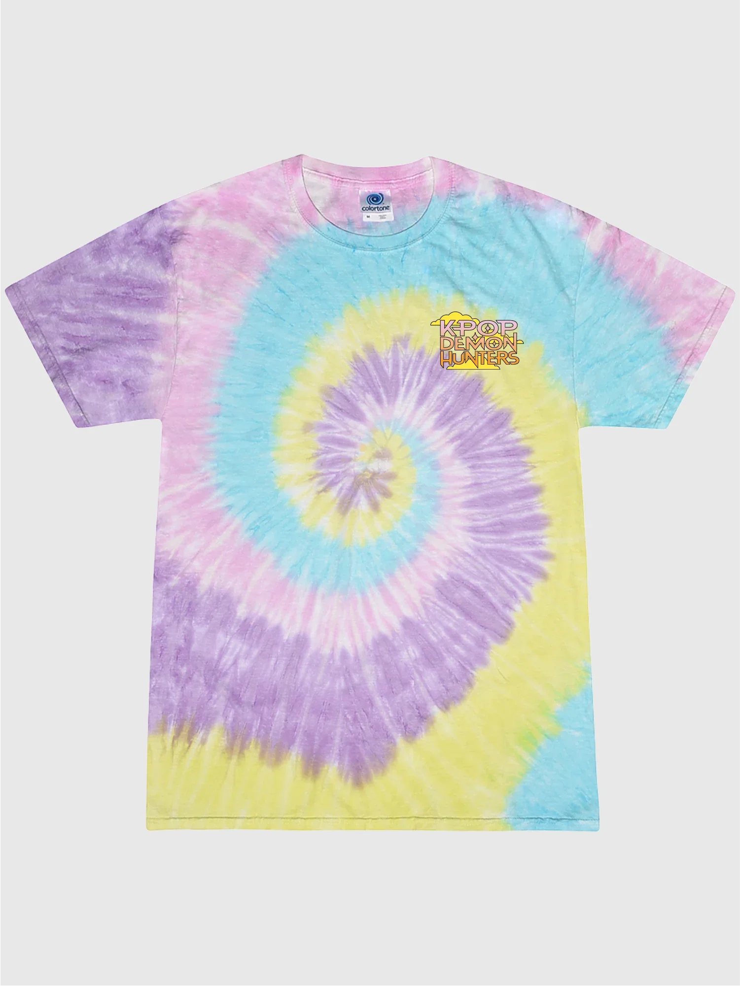KPop Demon Hunters Youth Tie-Dye T-Shirt HUNTR/X Summer Festival