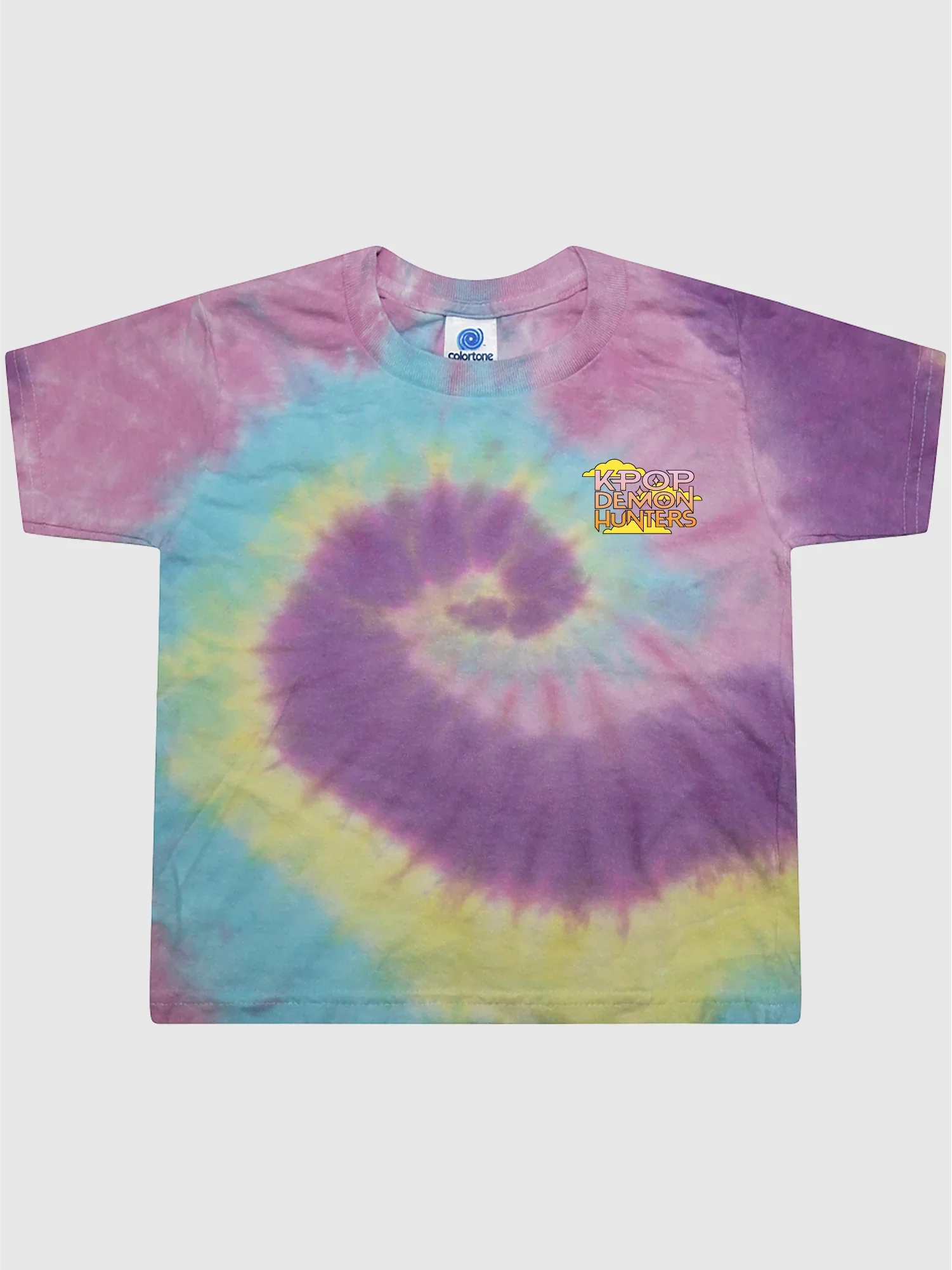 KPop Demon Hunters Toddler Tie-Dye T-Shirt HUNTR/X Summer Festival