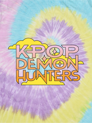 KPop Demon Hunters Toddler Tie-Dye T-Shirt HUNTR/X Summer Festival