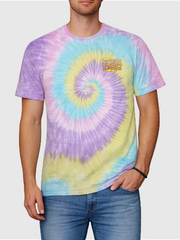 KPop Demon Hunters Adult Tie-Dye T-Shirt HUNTR/X Summer Festival