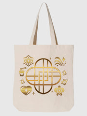 KPop Demon Hunters Tote Bag HUNTR/X Icons
