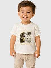 KPop Demon Hunters Liquid Gold Puff Toddler T-Shirt HUNTR/X Demon Patterns