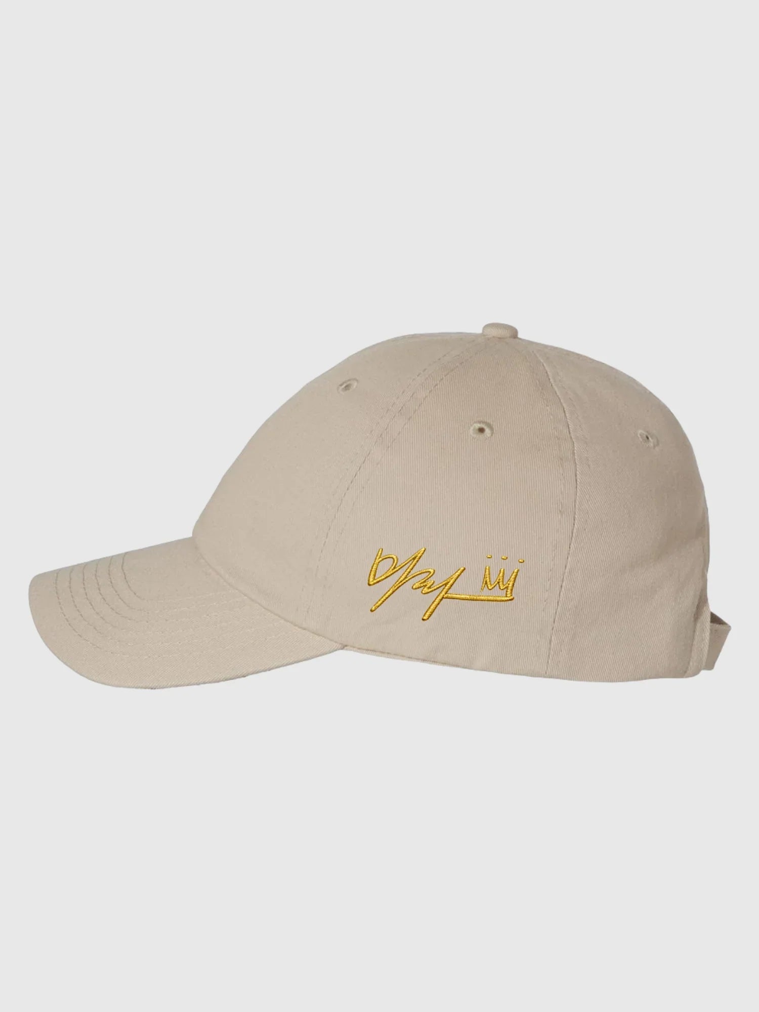 KPop Demon Hunters Gold Embroidered Youth Hat HUNTR/X Logo & Mira Signature