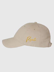 KPop Demon Hunters Gold Embroidered Youth Hat HUNTR/X Logo & Rumi Signature