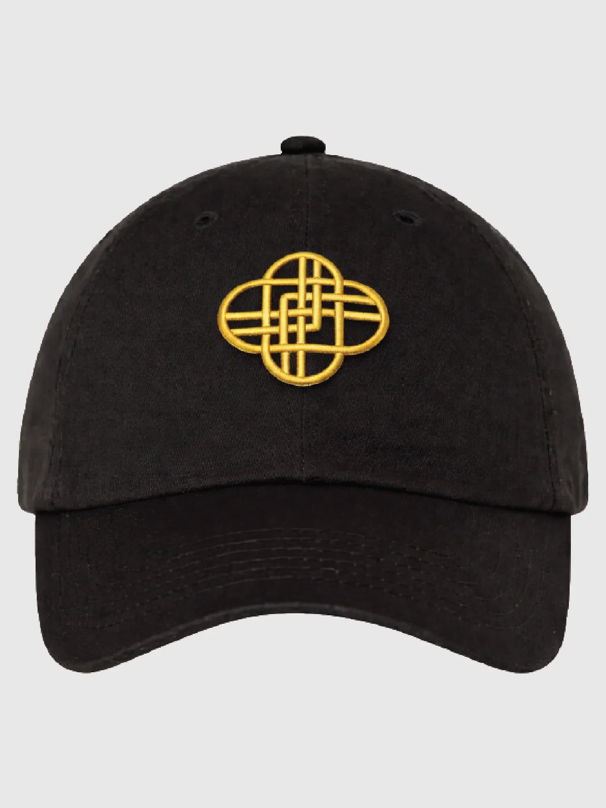 KPop Demon Hunters Gold Embroidered Adult Dad Hat HUNTR/X Logo & Rumi Signature