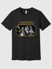 KPop Demon Hunters Gold Foil Youth T-Shirt HUNTR/X Signatures