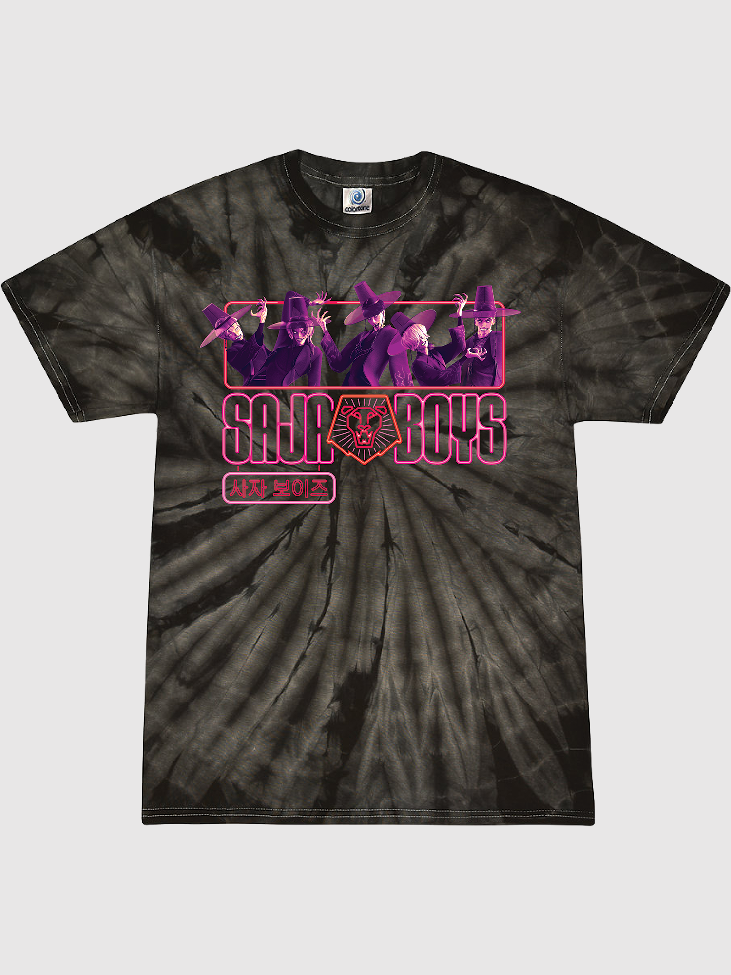 KPop Demon Hunters Youth Tie-Dye T-Shirt Saja Boys Summer Nights