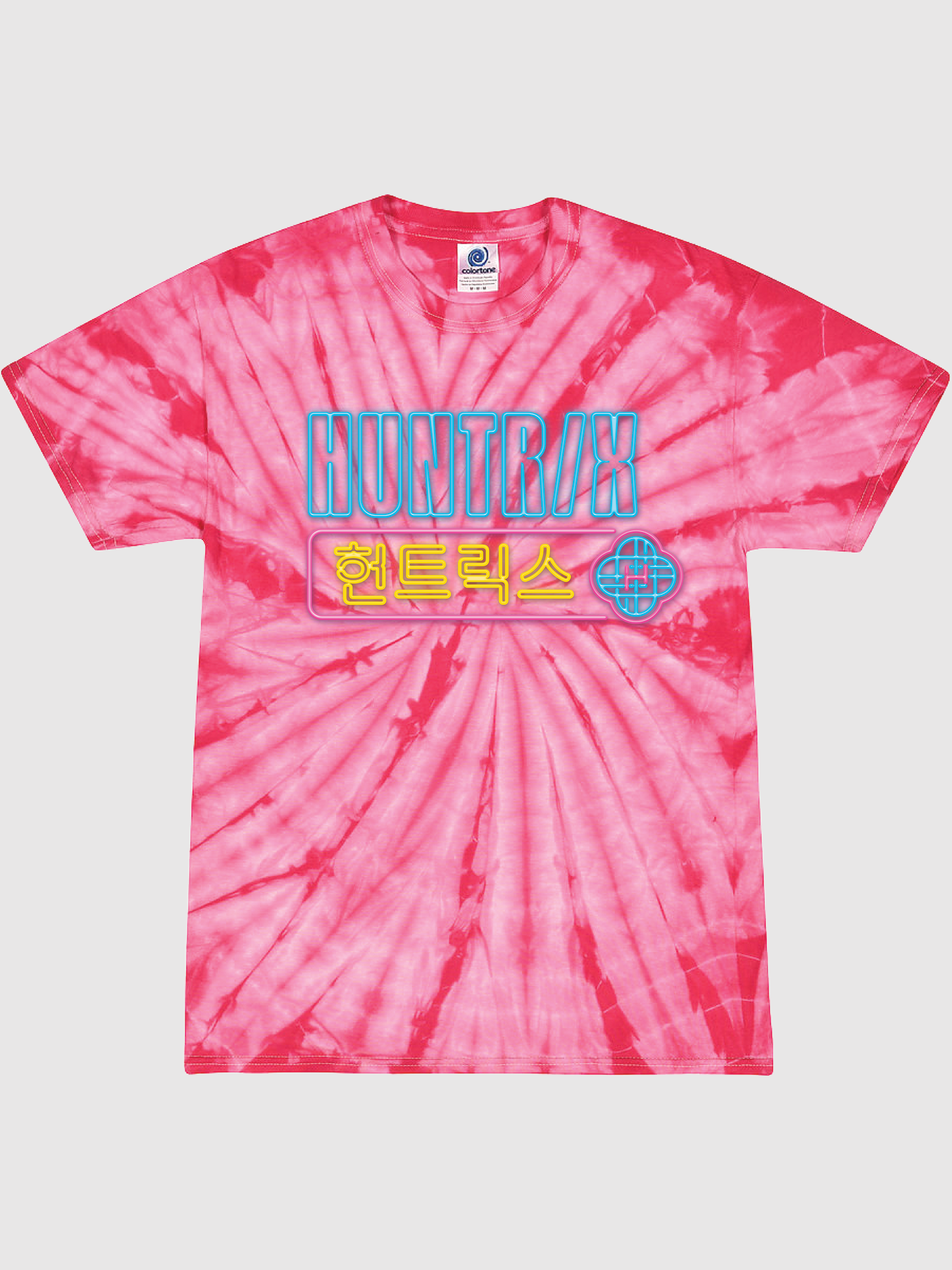 KPop Demon Hunters Youth Tie-Dye T-Shirt HUNTR/X Summer Nights