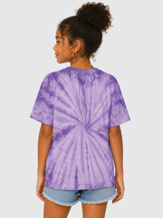 KPop Demon Hunters Youth Tie-Dye T-Shirt HUNTR/X Light Up the Dark