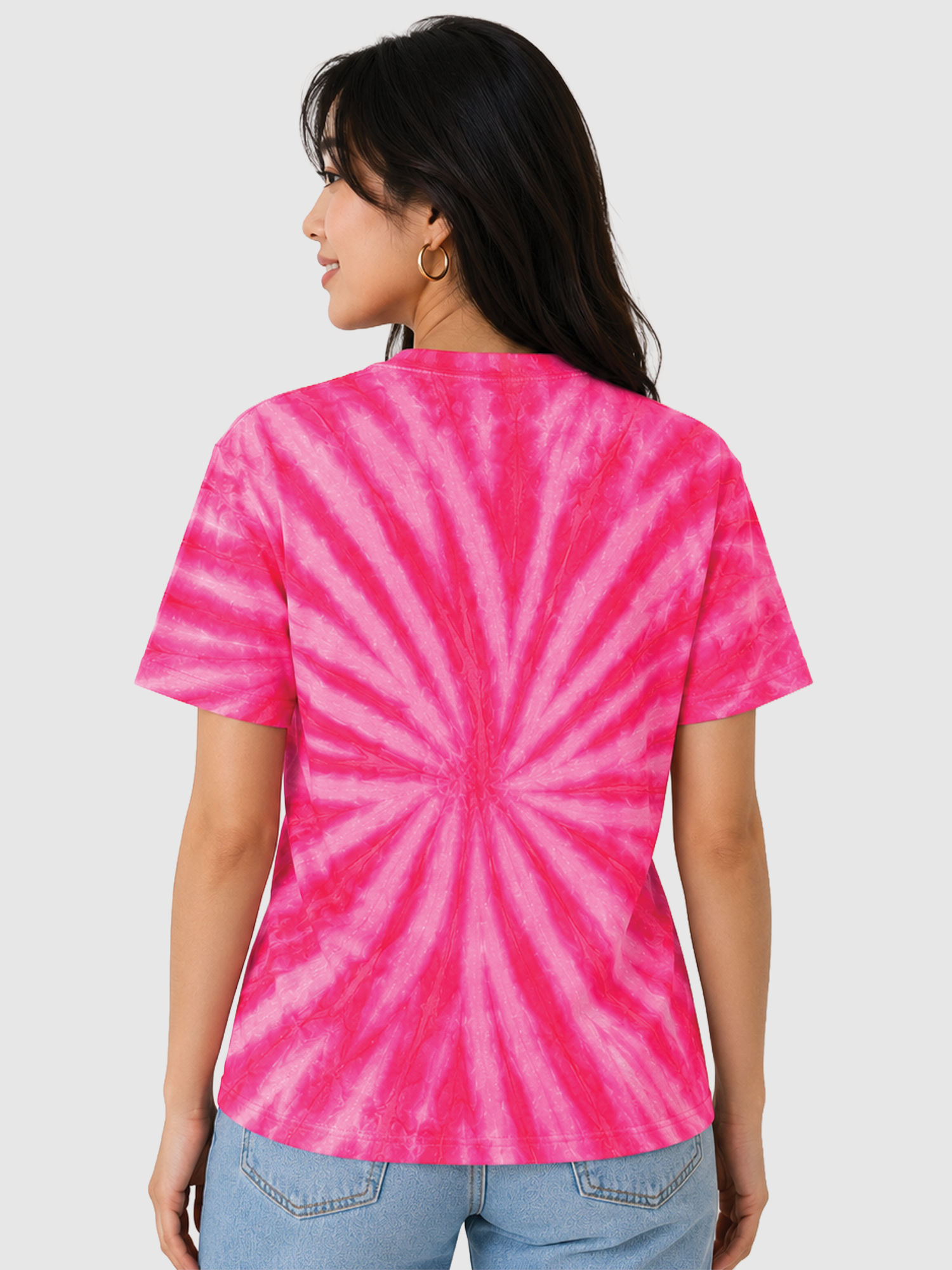 KPop Demon Hunters Adult Tie-Dye T-Shirt HUNTR/X Summer Nights