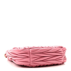 Nappa Matelasse Small Wander Hobo Pink