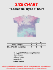 KPop Demon Hunters HUNTR/X Tie-Dye Toddler T-Shirt