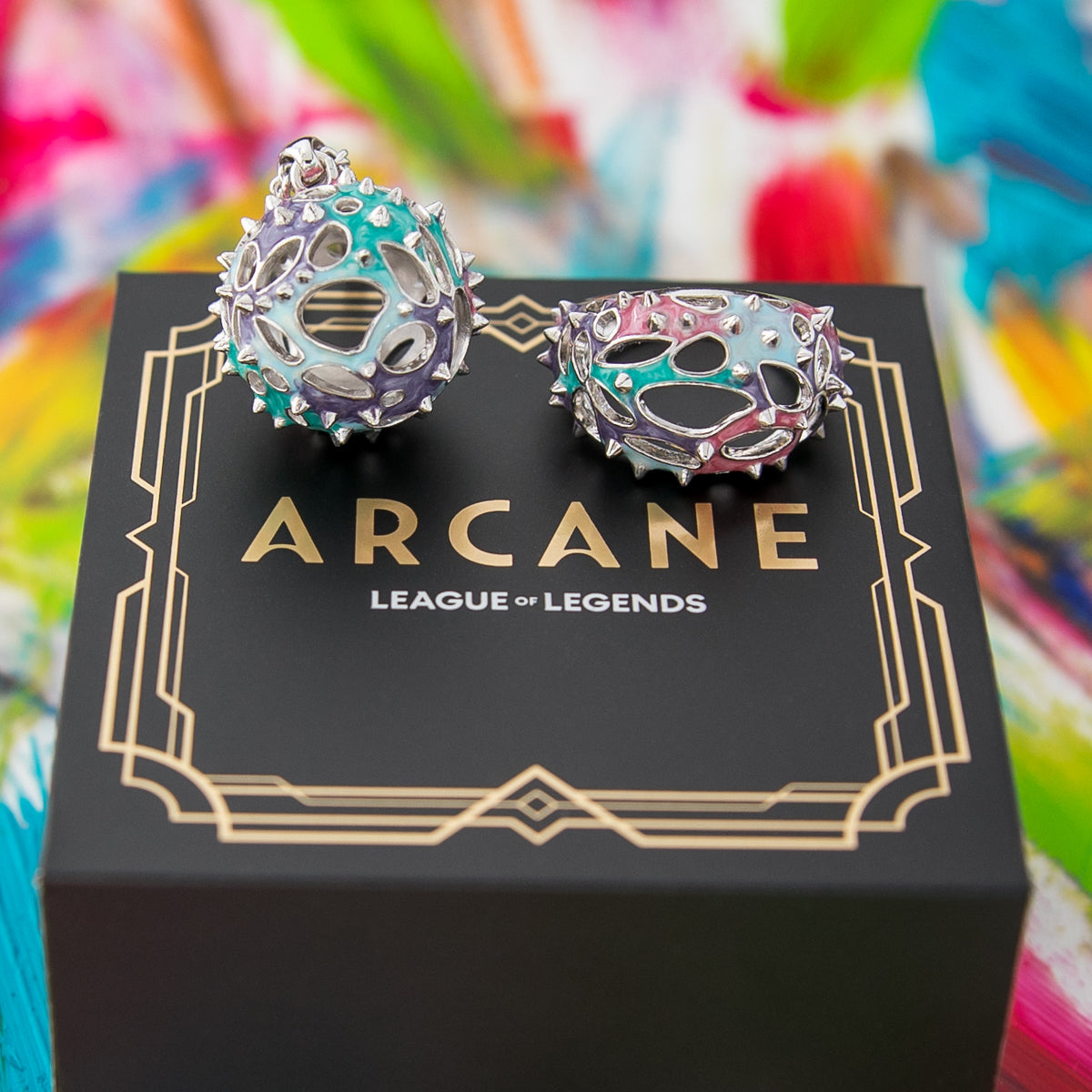 League of Legends X RockLove ARCANE Anomaly Necklace Jewelry decoration